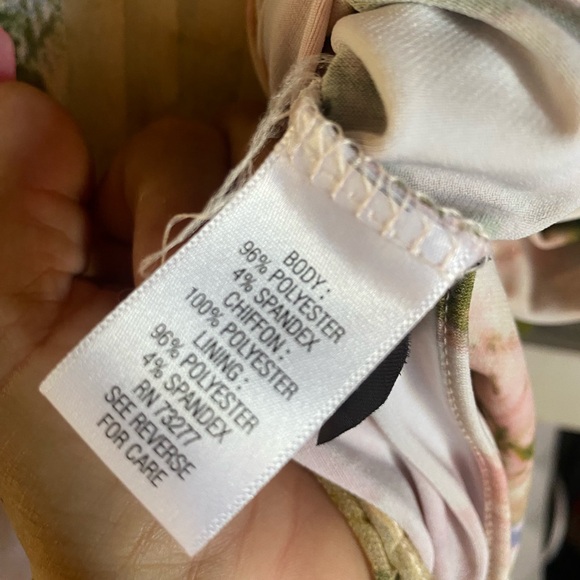 Vera Wang Kohl's Tan and Cream Midi Sundress for Wedding Guest - Picture 11 of 12